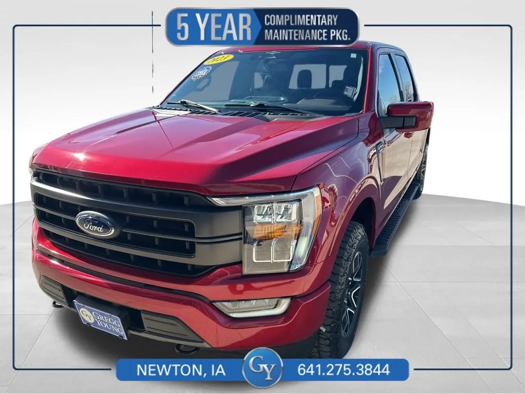 Red 2023 Ford F-150 Lariat for sale in Newton, IA