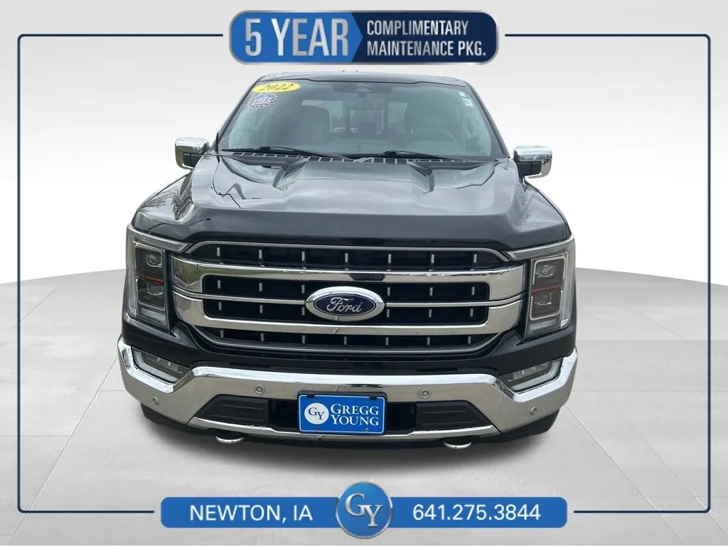 Black 2022 Ford F-150 Lariat for sale in Newton, IA