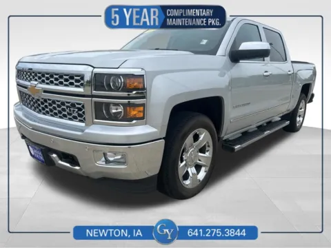Silver 2015 Chevrolet Silverado 1500 LTZ for sale in Newton, IA