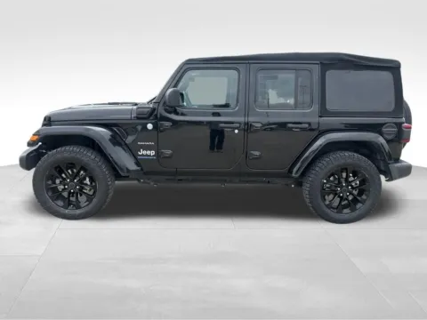 Another view of 2024 Jeep Wrangler Sahara 4xe for sale in Newton, IA at Gregg Young Chevrolet Newton
