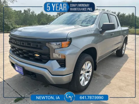 Gray 2026 Chevrolet Silverado 1500 Custom for sale in Newton, IA