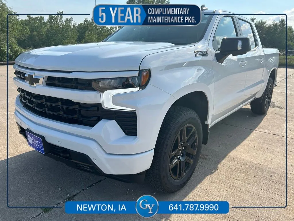 White 2026 Chevrolet Silverado 1500 RST for sale in Newton, IA