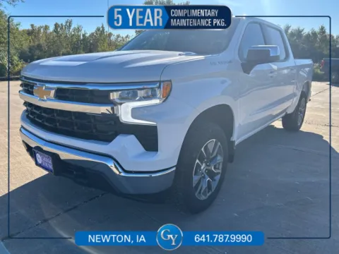 White 2026 Chevrolet Silverado 1500 LT for sale in Newton, IA