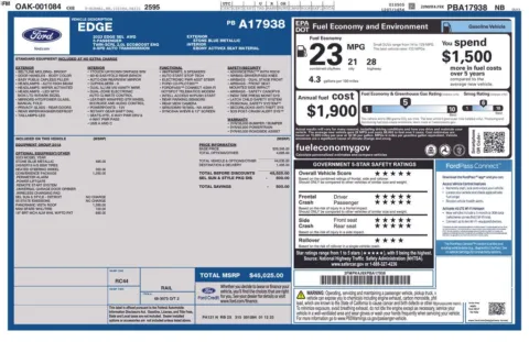 Photos of 2023 Ford Edge SEL for sale in Newton, IA at Gregg Young Chevrolet Newton