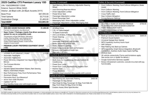 Photos of 2025 Cadillac CT5 Premium Luxury for sale in Newton, IA at Gregg Young Chevrolet Newton