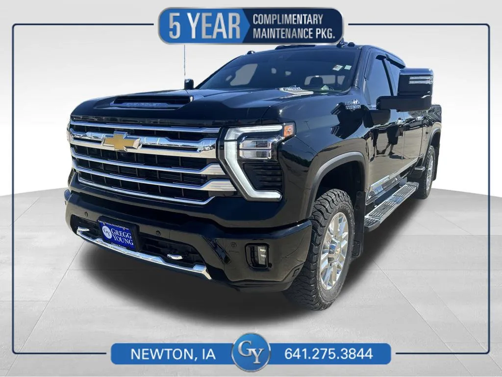 Black 2025 Chevrolet Silverado 2500 HD High Country for sale in Newton, IA