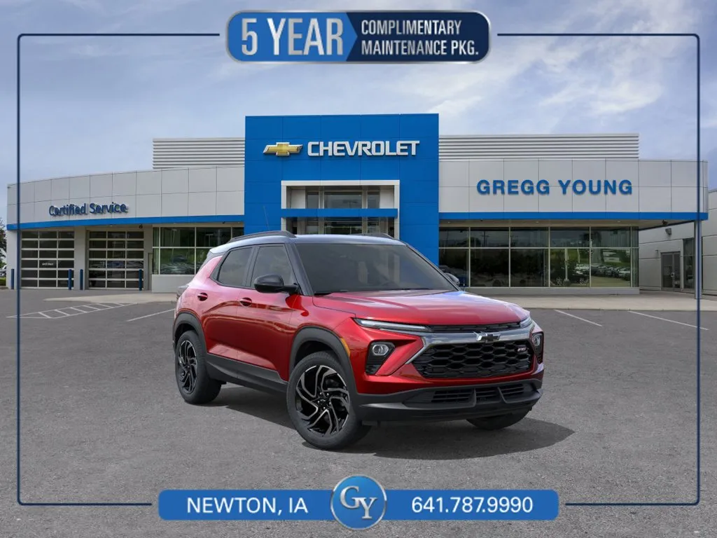 Red 2026 Chevrolet TrailBlazer RS for sale in Newton, IA
