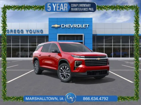 Red 2026 Chevrolet Traverse LT for sale in Marshalltown, IA