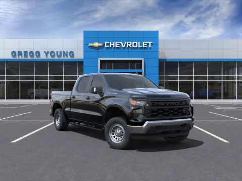 Black 2025 Chevrolet Silverado 1500 WT for sale in Marshalltown, IA