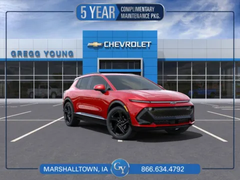 Red 2025 Chevrolet Equinox EV RS for sale in Marshalltown, IA