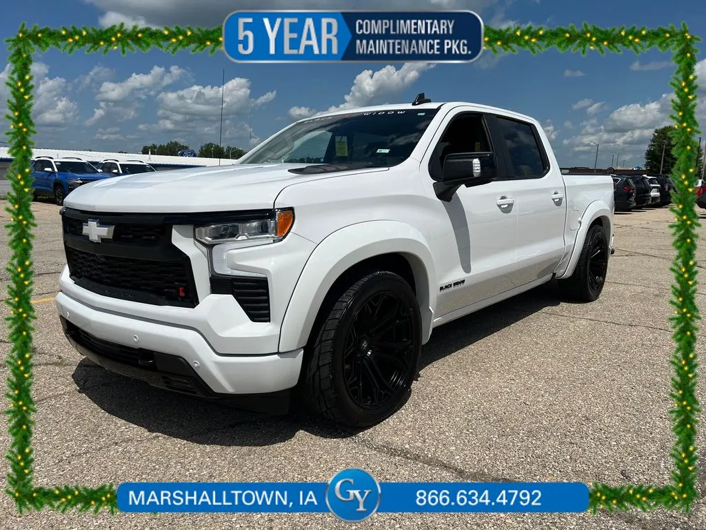 White 2025 Chevrolet Silverado 1500 RST for sale in Marshalltown, IA