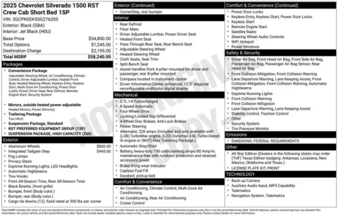 Photos of 2025 Chevrolet Silverado 1500 RST for sale in Marshalltown, IA at Gregg Young Chevrolet Marshalltown