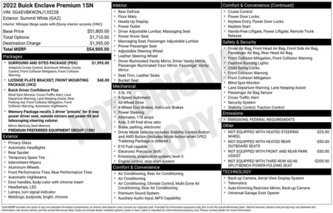 Photos of 2022 Buick Enclave Premium Group for sale in Marshalltown, IA at Gregg Young Chevrolet Marshalltown