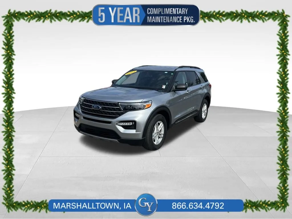 Silver 2023 Ford Explorer XLT for sale in Marshalltown, IA