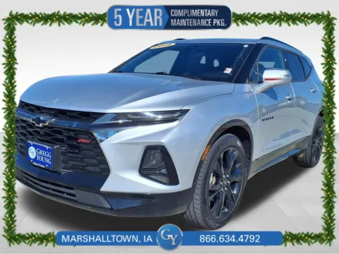 Silver 2019 Chevrolet Blazer RS for sale in Marshalltown, IA