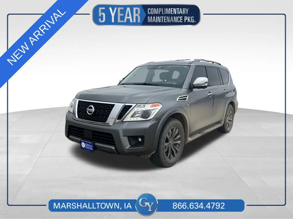 Gray 2020 Nissan Armada Platinum for sale in Marshalltown, IA
