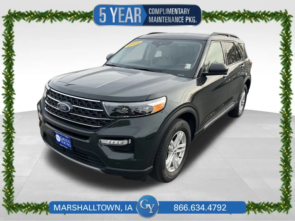 Green 2023 Ford Explorer XLT for sale in Marshalltown, IA