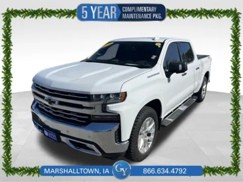 White 2019 Chevrolet Silverado 1500 LTZ for sale in Marshalltown, IA