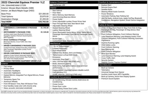 Photos of 2022 Chevrolet Equinox Premier for sale in Marshalltown, IA at Gregg Young Chevrolet Marshalltown