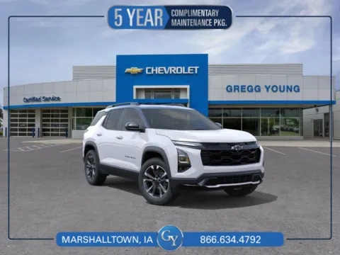 White 2026 Chevrolet Equinox RS for sale in Marshalltown, IA