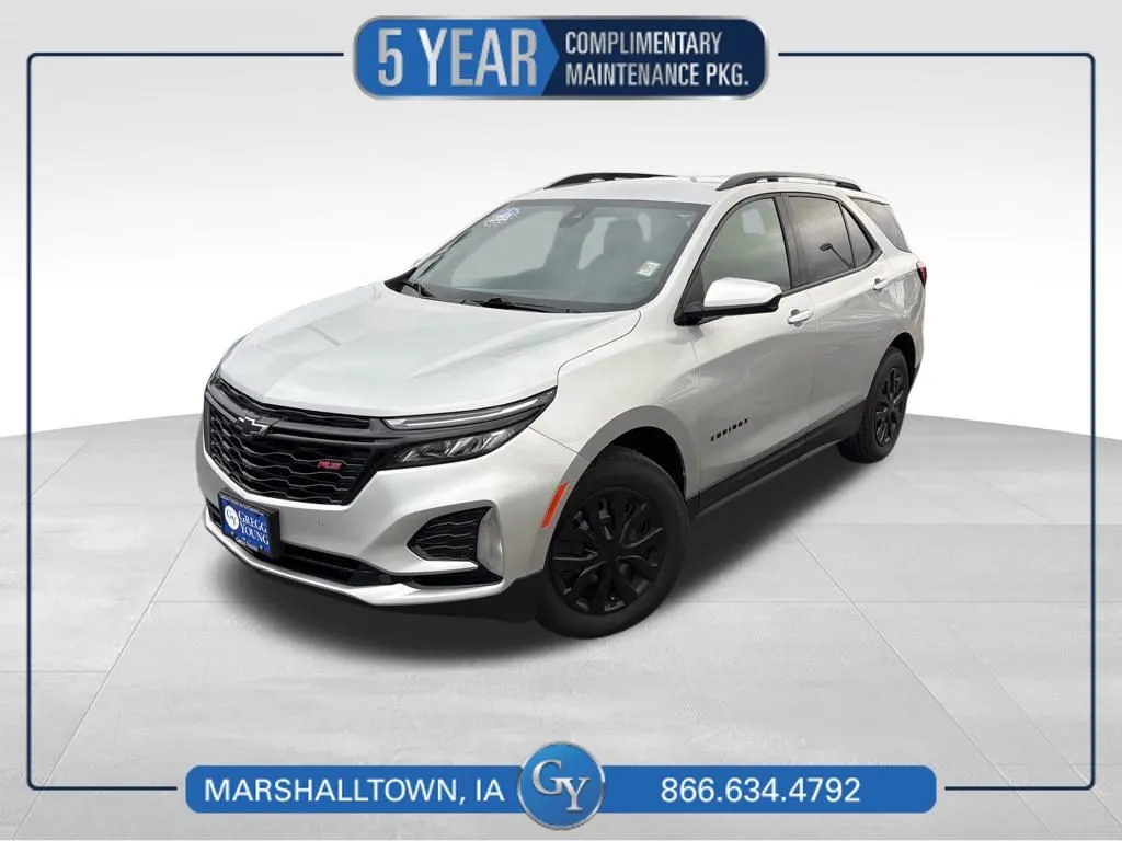 Silver 2022 Chevrolet Equinox RS for sale in Marshalltown, IA