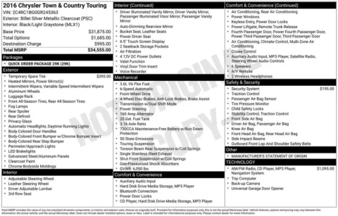 Photos of 2016 Chrysler Town & Country Touring for sale in Marshalltown, IA at Gregg Young Chevrolet Marshalltown