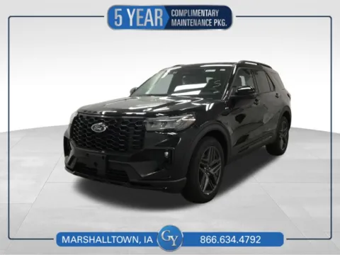 Black 2025 Ford Explorer ST-Line for sale in Marshalltown, IA