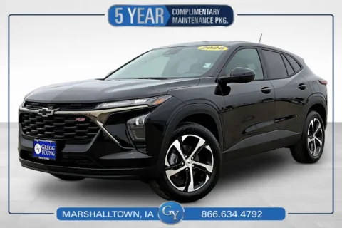Black 2026 Chevrolet Trax 1RS for sale in Marshalltown, IA