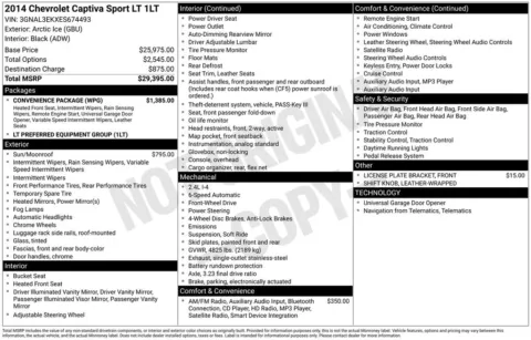 Photos of 2014 Chevrolet Captiva Sport LT for sale in Marshalltown, IA at Gregg Young Chevrolet Marshalltown