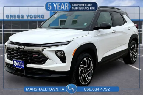 White 2026 Chevrolet TrailBlazer RS for sale in Marshalltown, IA