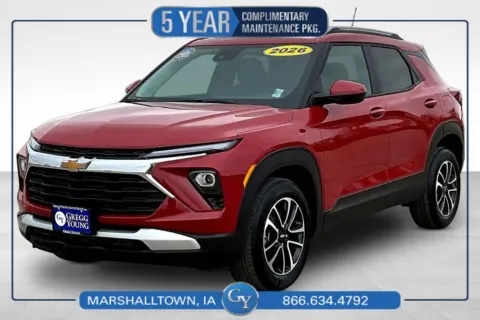 Red 2026 Chevrolet TrailBlazer LT for sale in Marshalltown, IA
