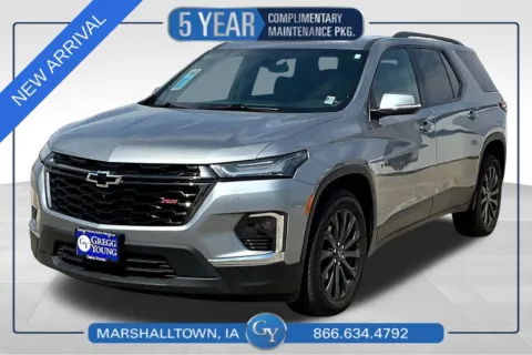 Gray 2023 Chevrolet Traverse RS for sale in Marshalltown, IA