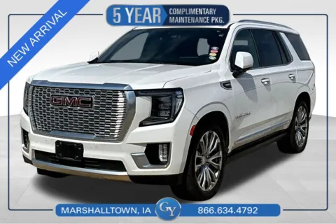 Black 2021 GMC Yukon Denali for sale in Marshalltown, IA