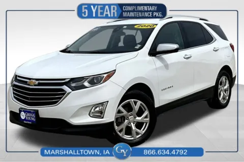 White 2020 Chevrolet Equinox Premier for sale in Marshalltown, IA