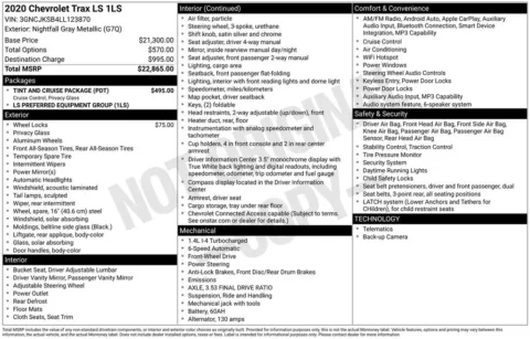 Photos of 2020 Chevrolet Trax LS for sale in Marshalltown, IA at Gregg Young Chevrolet Marshalltown