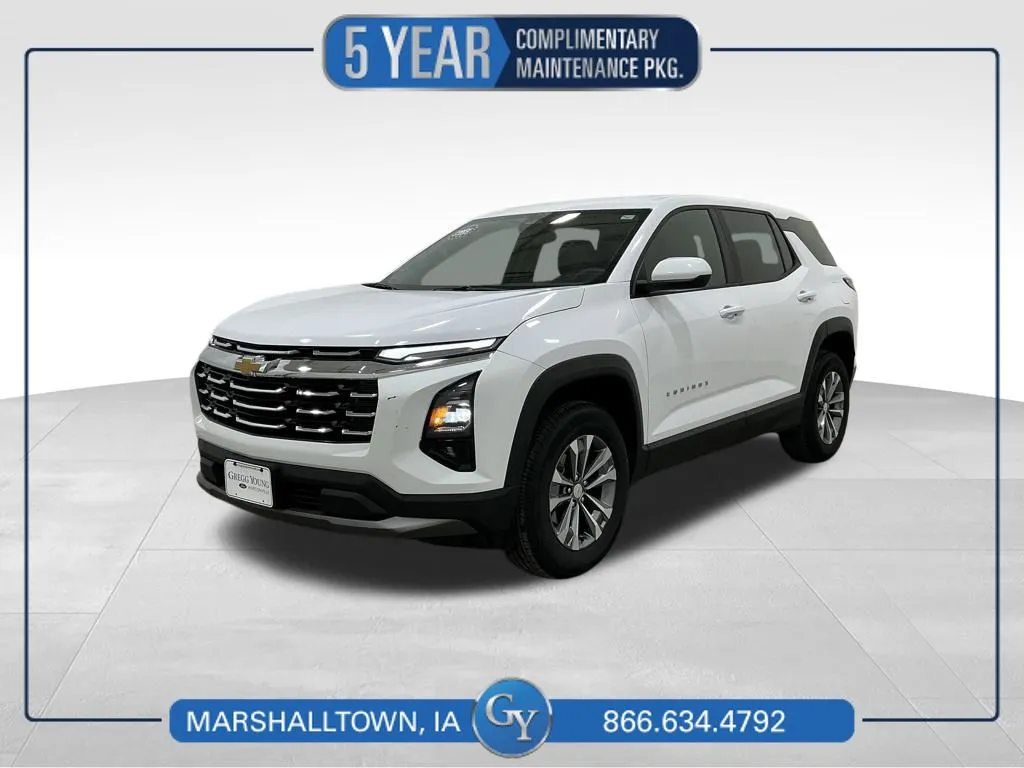 White 2025 Chevrolet Equinox LT for sale in Marshalltown, IA