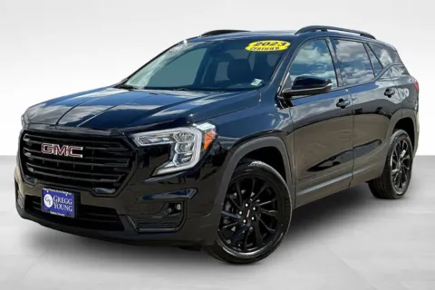 Black 2023 GMC Terrain SLT for sale in Marshalltown, IA