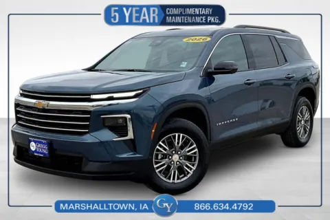 Blue 2026 Chevrolet Traverse LT for sale in Marshalltown, IA