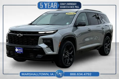 Gray 2026 Chevrolet Traverse RS for sale in Marshalltown, IA