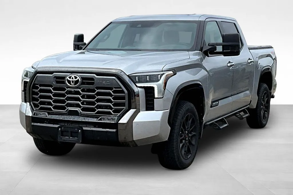 Silver 2024 Toyota Tundra Platinum for sale in Marshalltown, IA