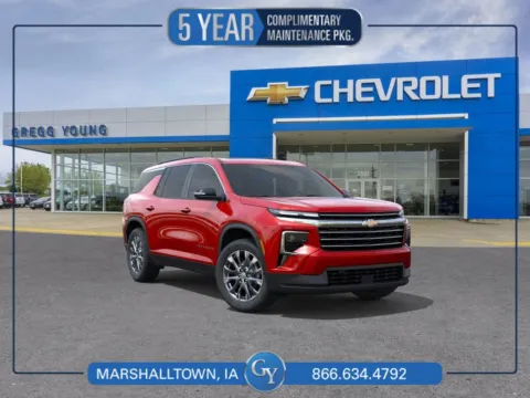 Red 2026 Chevrolet Traverse LT for sale in Marshalltown, IA