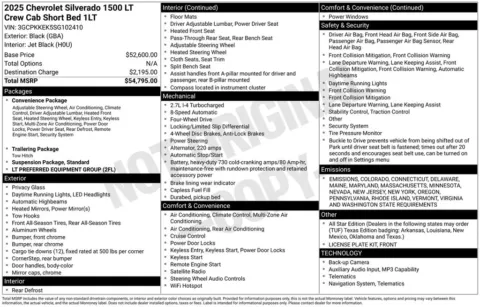 Photos of 2025 Chevrolet Silverado 1500 LT for sale in Marshalltown, IA at Gregg Young Chevrolet Marshalltown