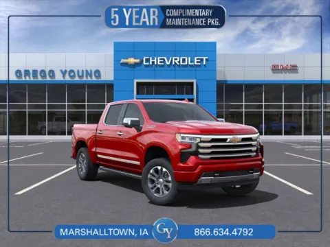 Red 2025 Chevrolet Silverado 1500 High Country for sale in Marshalltown, IA