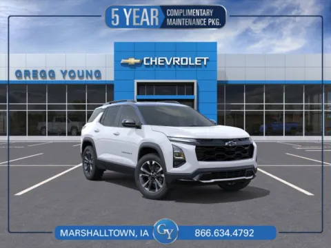 White 2026 Chevrolet Equinox RS for sale in Marshalltown, IA
