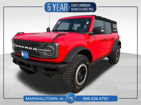 Red 2021 Ford Bronco Wildtrak for sale in Marshalltown, IA