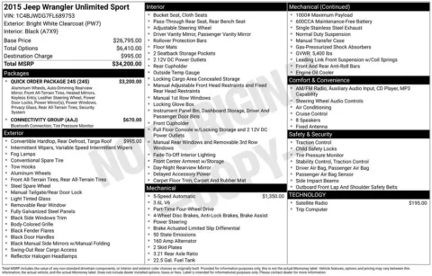 Photos of 2015 Jeep Wrangler Unlimited Sport for sale in Marshalltown, IA at Gregg Young Chevrolet Marshalltown