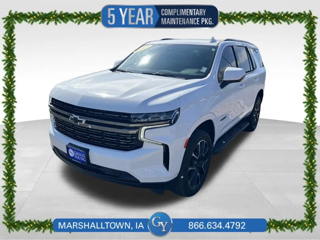 White 2021 Chevrolet Tahoe RST for sale in Marshalltown, IA