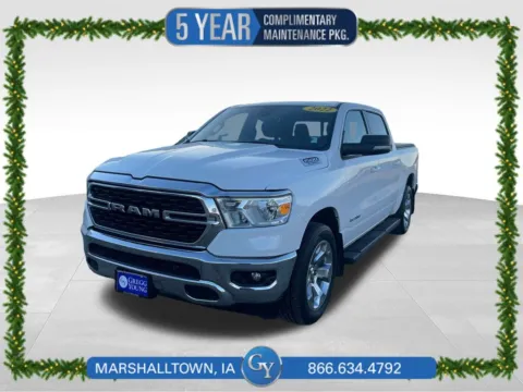White 2022 Ram 1500 Big Horn/Lone Star for sale in Marshalltown, IA
