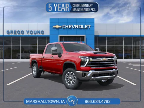 Red 2026 Chevrolet Silverado 2500HD LTZ for sale in Marshalltown, IA