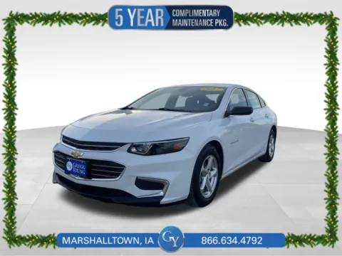 White 2017 Chevrolet Malibu LS for sale in Marshalltown, IA
